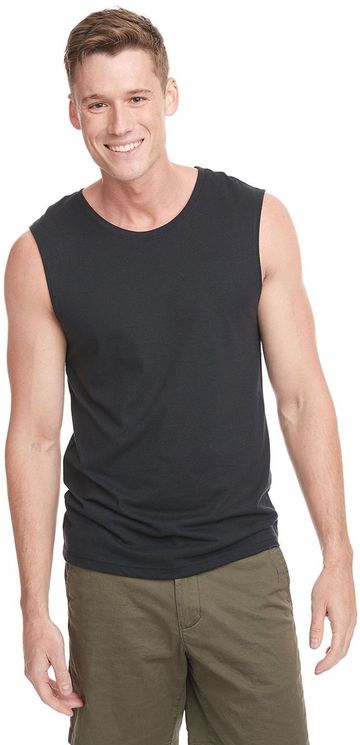 Next Level Apparel Men's 4 oz 100% Cotton Muscle Tank Top T-shirt